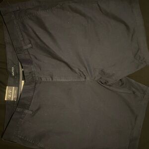 Nautica Blue Casual Shorts with Flat Front Design